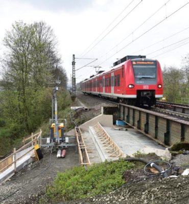 Bahnbau Homburg EÜ Eisenbahnüberführung Wilddurchlass