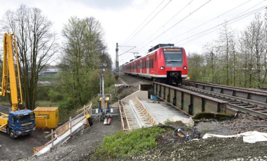 Bahnbau Homburg EÜ Eisenbahnüberführung Wilddurchlass